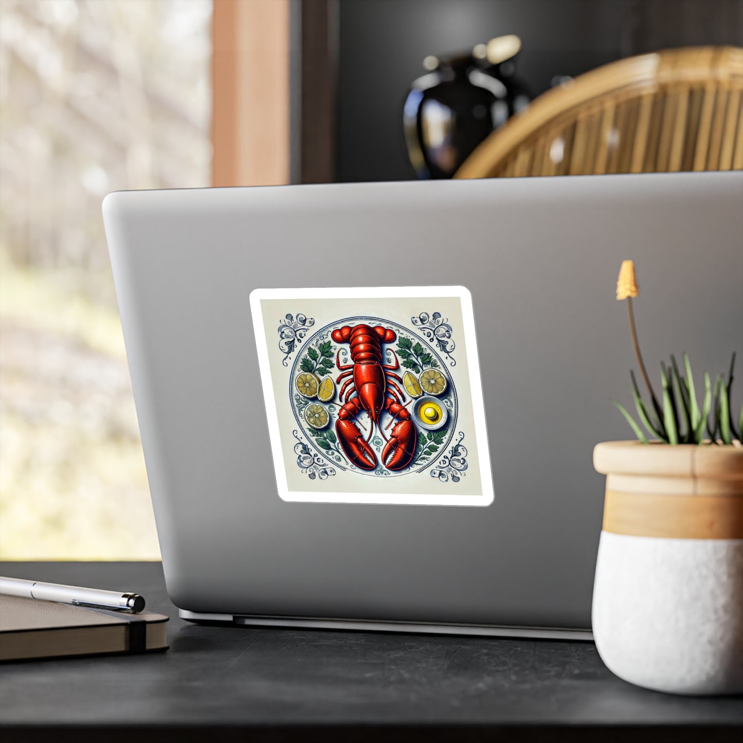 Jersey Lobster Sticker (Kiss-Cut Vinyl)