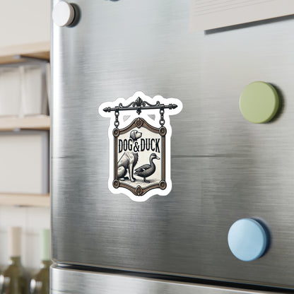 Reverend Annabelle Dixon Dog & Duck Pub Sticker (Kiss-Cut Vinyl)