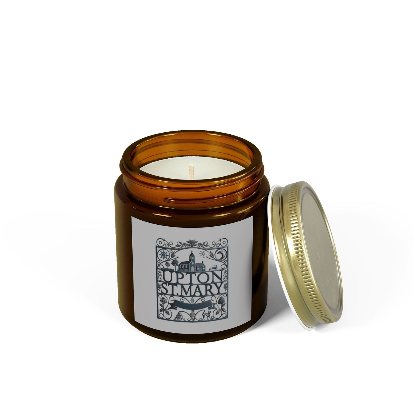 Reverend Annabelle Dixon Upton St. Mary Print Scented Candle (Coconut Apricot Wax)