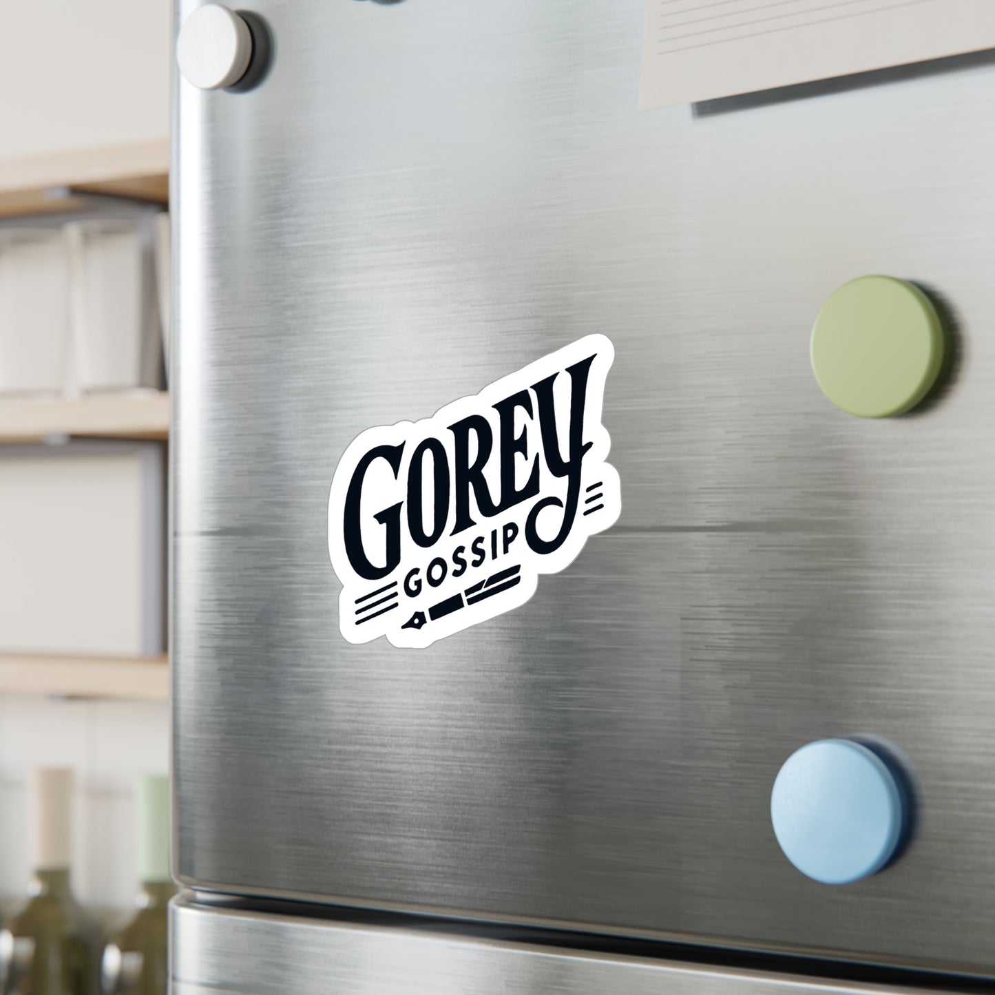 Gorey Gossip Sticker (Kiss-Cut Vinyl)
